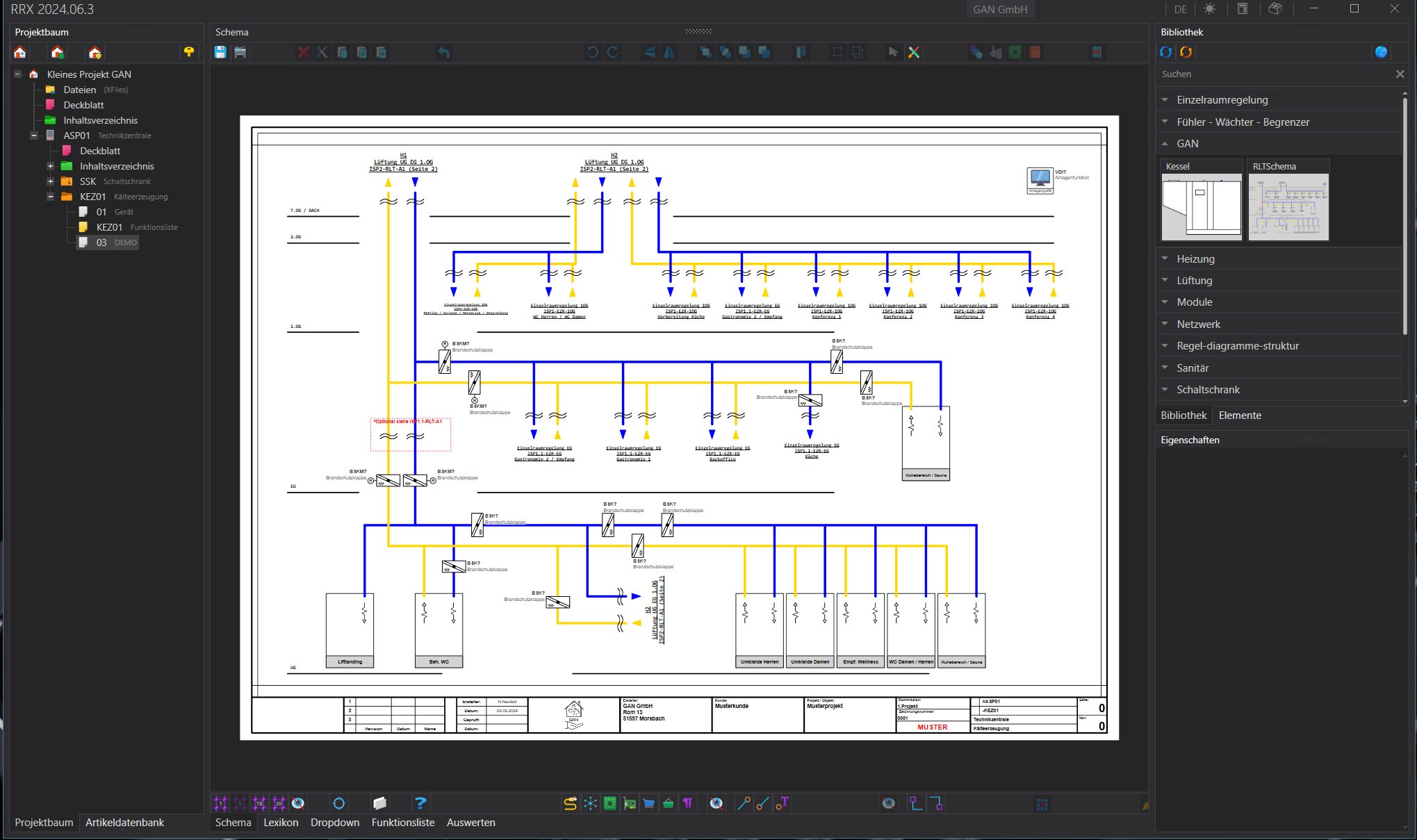 RRX 2024 – GA-Schema GAN GmbH Musterprojekt